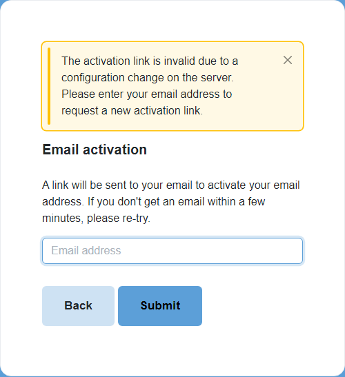 Chocolatey Central Management, invalid Email Activation link