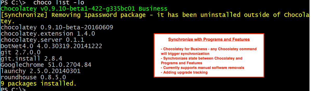 Automatic Synchronize - if you are on https://docs.chocolatey.org/en-us/features/package-synchronization, see commented html below for detailed description of image