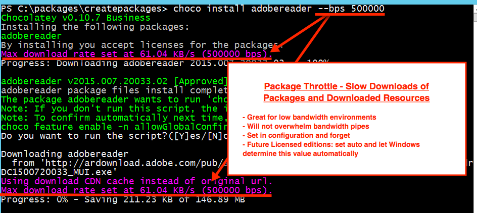 Package Throttle downloading a package and resources - - if you are on https://docs.chocolatey.org/en-us/features/package-throttle, see commented html below for detailed description of image